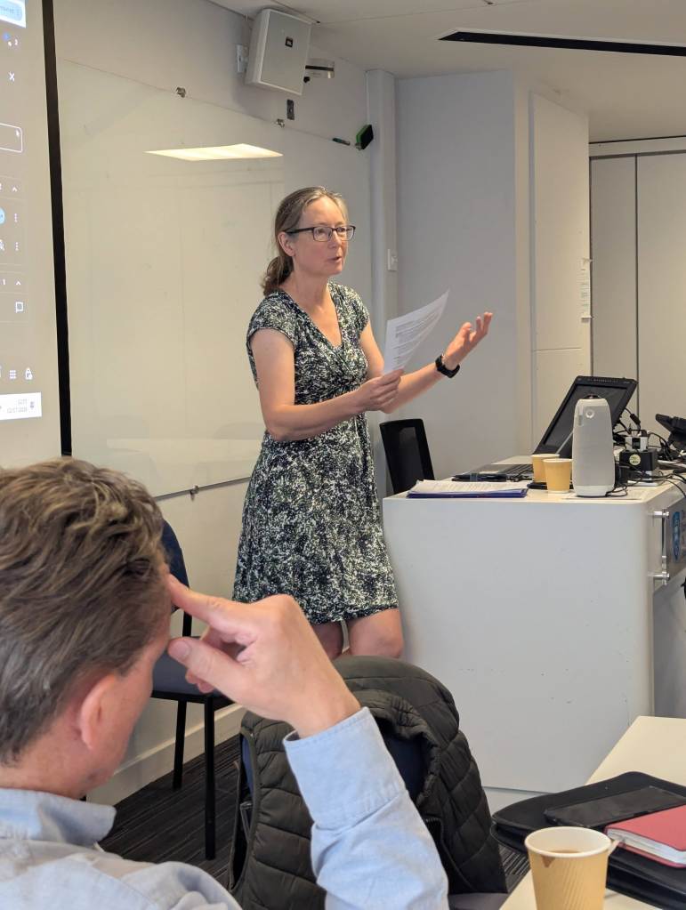 Workshop speaker Alison Hills.