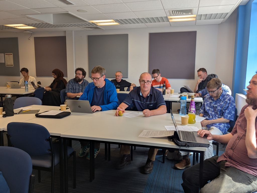 workshop participants in audience